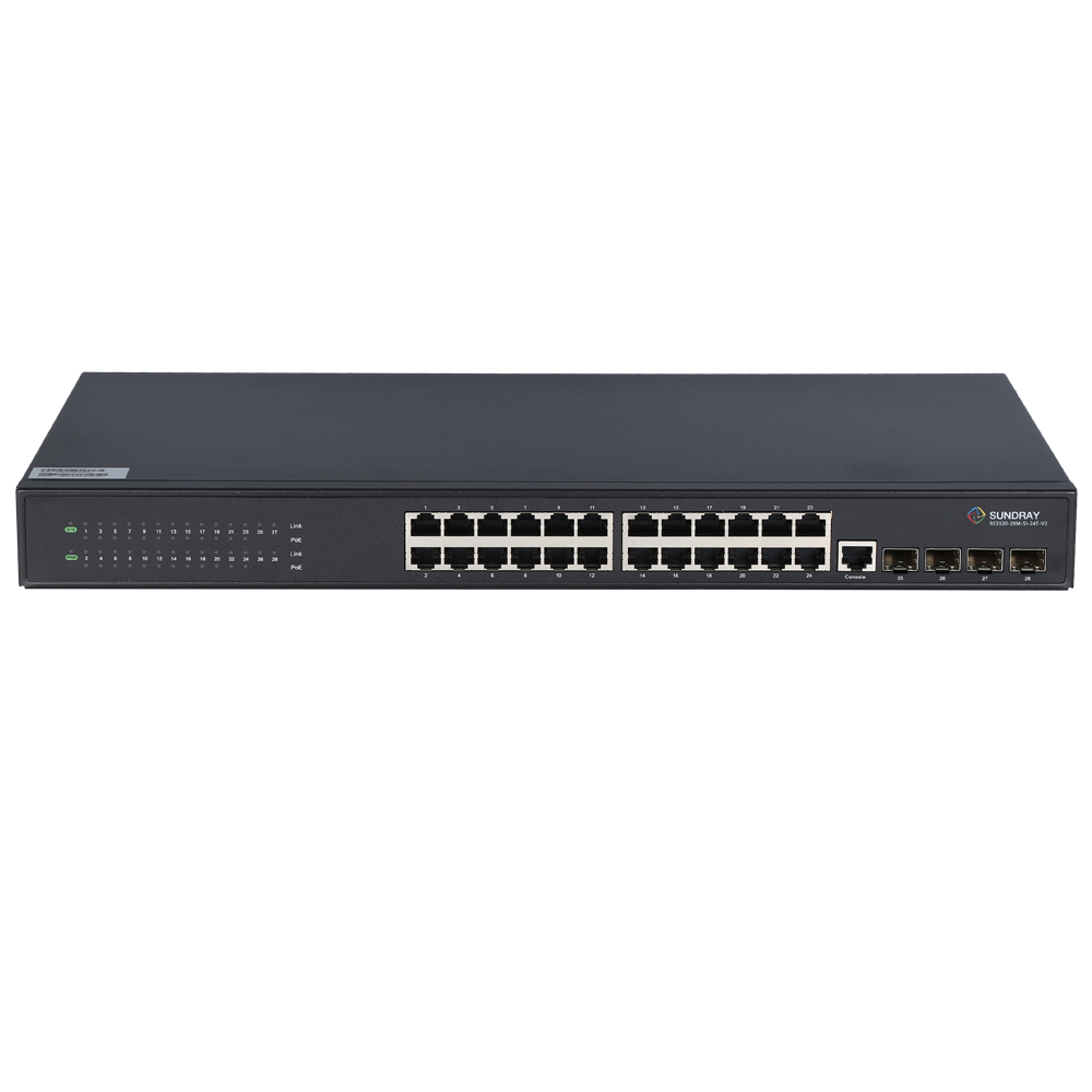 信锐RS3320-28M-SI-24T-V2千兆盒式交换机 产品图片
